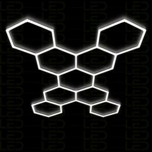 Hexagone LED Lights –9 Grid