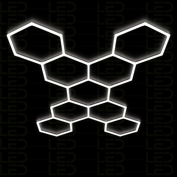 Hexagone LED Lights –9 Grid