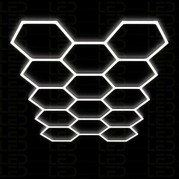 Hexagone LED Lights –11 Grid