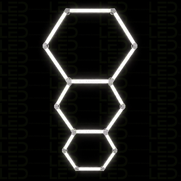 Hexagone LED Lights – 3 Grid