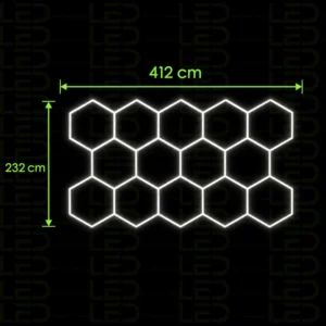 Hexagone LED Lights –14 Grid – Image 2