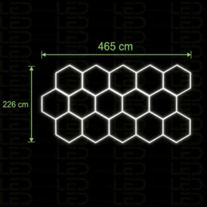 Hexagone LED Lights –15 Grid – Image 2