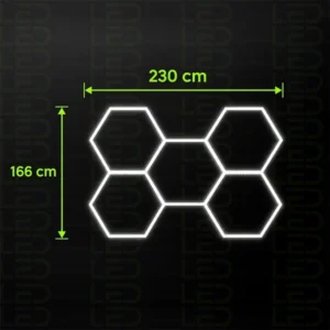 Hexagone LED Lights – 5 Grid – Image 2