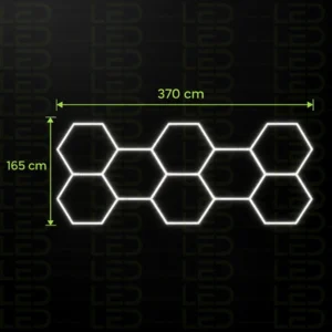 Hexagone LED Lights –8 Line Grid – Image 2