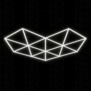 Éclairage LED Géométrique Cœur Hex Heart