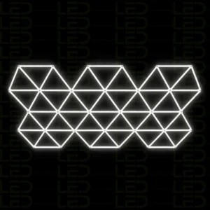 Hexagon LED Lights 3D