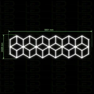 Éclairage LED Géométrique Square Wave – Image 2