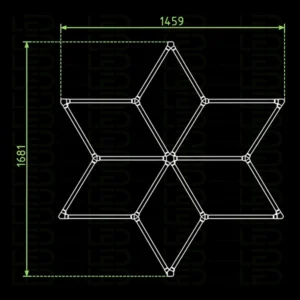 Éclairage LED Géométrique Superstar – Image 2