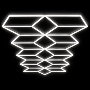 Éclairage LED Géométrique Square Wave