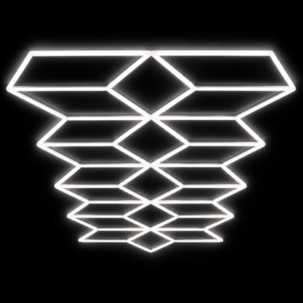 Éclairage LED Géométrique Square Wave