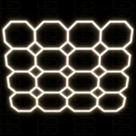 Hexagone LED Lights 16 Modules – Éclairage Géométrique Moderne